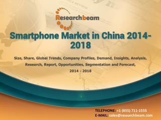 Smartphone Market in China 2014-2018