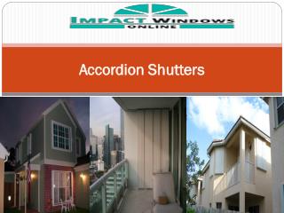 Accordion Shutters