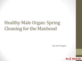 Healthy Male Organ: Spring Cleaning for the Manhood