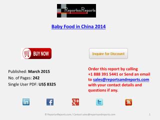 China Baby Food 2014