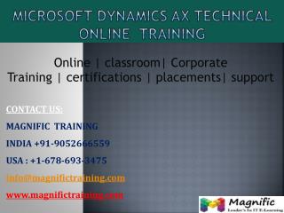 ms dynamics ax technical online training