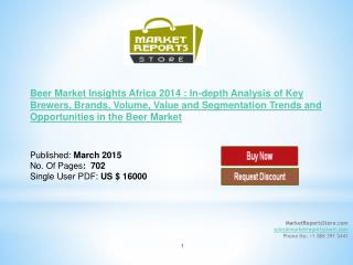 Beer Market Africa: New Market Research 2014