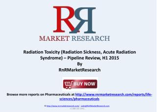 Radiation Sickness Pipeline Review, H1 2015