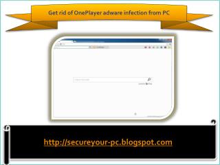 Remove OnePlayer adware (Removal Guide), How To Remove OnePl