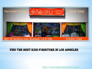 Find the Best Kids Furniture in Los Angeles