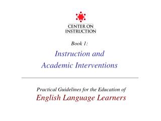 Book 1: Instruction and Academic Interventions