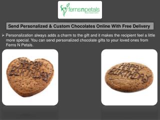 Send Personalised Chocolates To India, Custom Chocolate