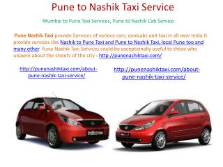 Pune Nashik Local Taxi