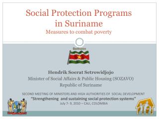 Social Protection Programs in Suriname Measures to combat poverty