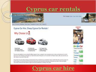 Cyprus car rentals