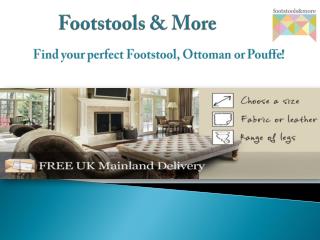 Importance of footstools