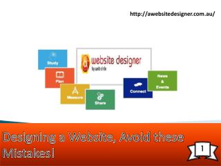 Designing a Website, Avoid these Mistakes!