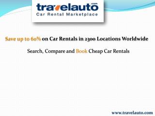 Travel Auto- Car Rental Marketplace