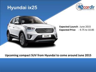 Upcoming compact SUV from Hyundai to come around June 2015