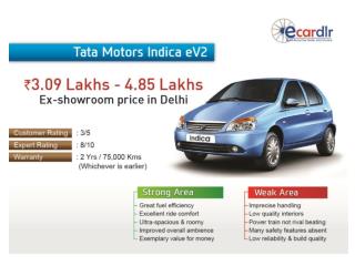 Tata Motors Indica eV2 Prices, Mileage, Reviews and Images a
