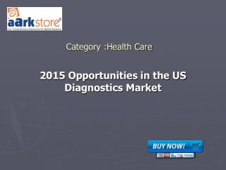 2015 Opportunities in the US Diagnostics Market