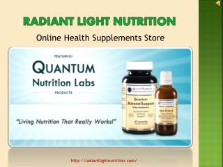 Quantum Nutrition Labs Supplement - Improve Your Health