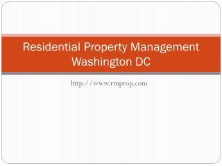 Rmprop.com - Property Management DC