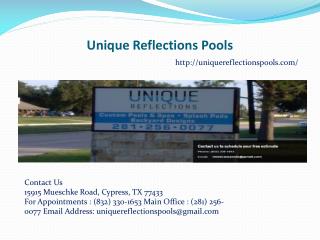 Custom Pools Cypress TX