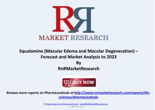 Squalamine Macular Degeneration Market Analysis to 2023