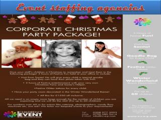 Event staffing agencies