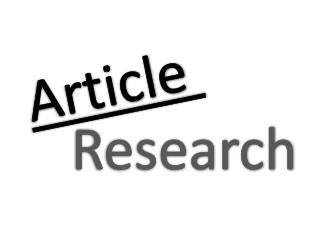 Article Research