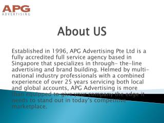 Creative Advertising Agency in Singapore
