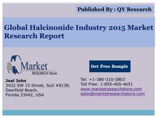 Global Halcinonide Industry 2015 Market Analysis Survey Rese