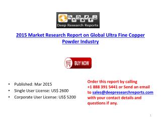 Global Ultra Fine Copper Powder Industry Key Distributors St