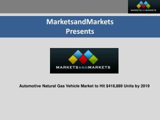 Automotive Natural Gas Vehicle Market