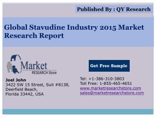 Global Stavudine Industry 2015 Market Analysis Survey Resear