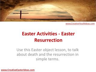 Easter Activities - Easter Resurrection