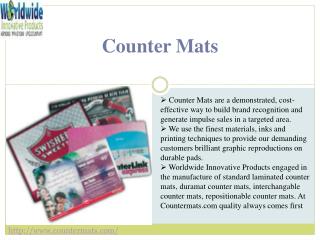 #Counter Mats