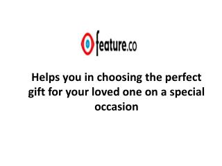 Feature.co – helps you in choosing the perfect gift