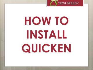 How to Install quicken