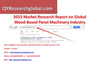 QYResearch-2015 Market Research Report on Global Wood-Based