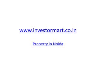 Real Estate Residential Property in Noida