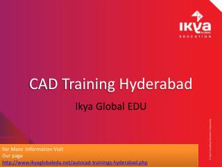 Autocad Training - Ikya Global Education