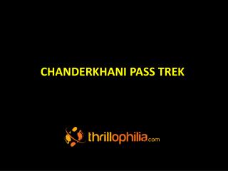 Chanderkhani Pass Trek