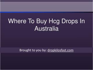 Where To Buy Hcg Drops In Australia