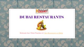 Dubai Restaurants