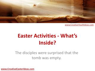 Easter Activities - What’s Inside?