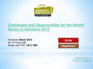 Wealth Sector industry in Germany 2015