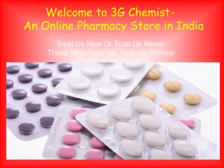 Online Pharmacy Store in India - 3G Chemist