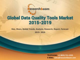 Global Data Quality Tools Market 2015-2019