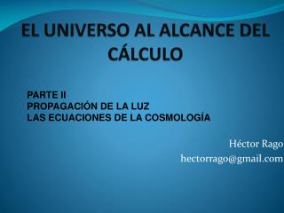 2Cosmología al alcances del calculo