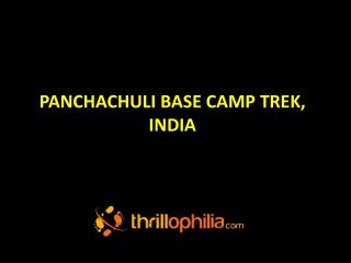 Panchachuli Base Camp Trekking