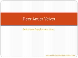 Deer Antler Velvet – Maximum Strength Formula