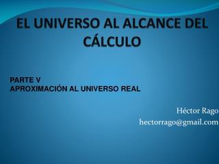 5Cosmología al alcances del calculo