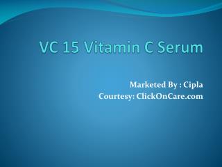 Buy VC 15 Vitamin C Serum Online